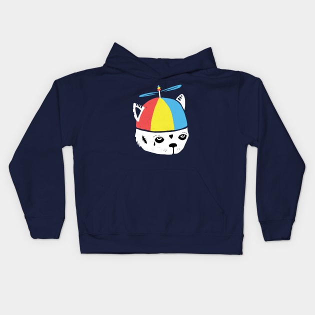 Tuffcat Kids Hoodie by garbage_party